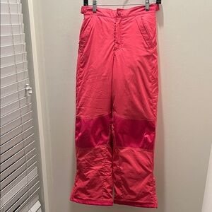 LL BEAN Pink Ski Snow Pants